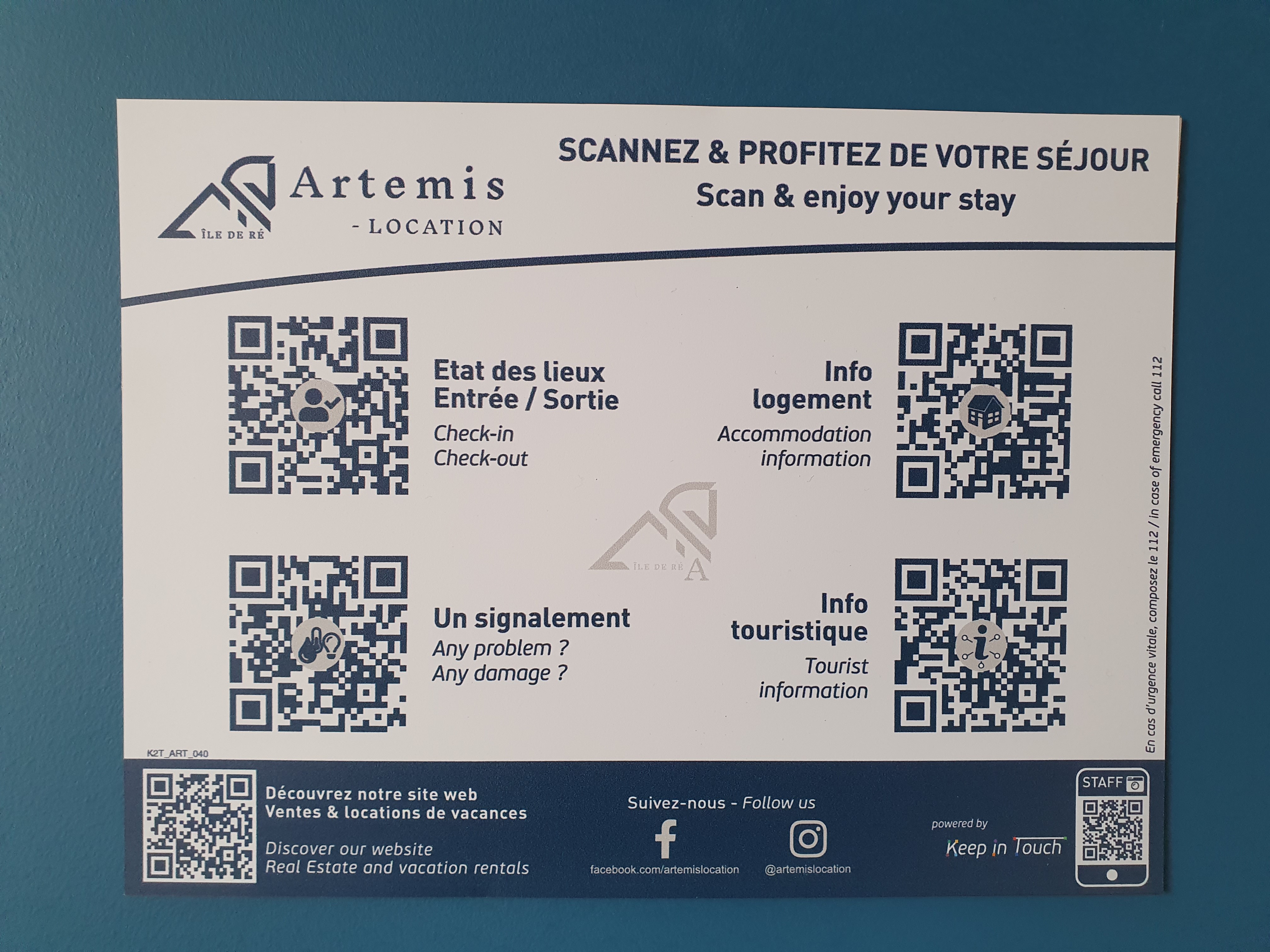 Photo plaque Keep in Touch