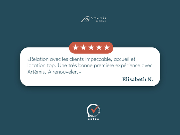 Avis client - Elisabeth N - Artemis Location Ile de Ré