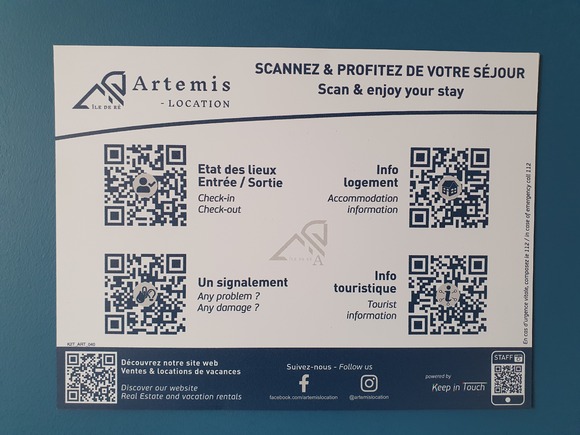 Photo plaque Keep in Touch